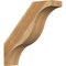 Ekena Millwork 6"W x 24"D x 24"H Funston Rough Sawn Knee Brace, Western Red Cedar BRC06X24X24FST00RWR - alternate 1
